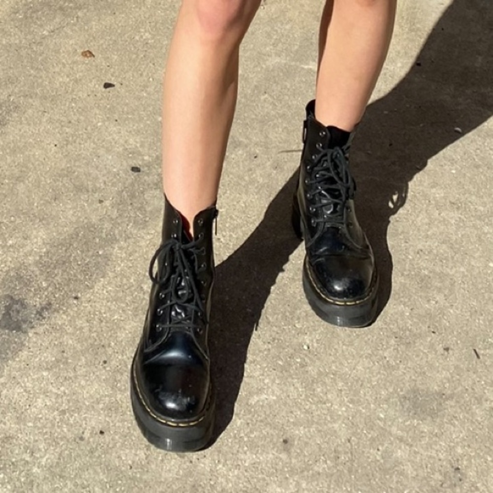 Dr. Martens Jadon Smooth Leather Platforms